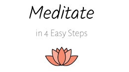The Four Steps of Meditation