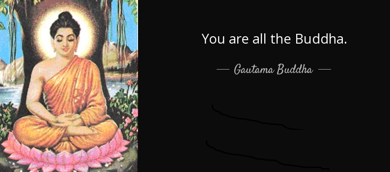 You are Buddha Right Now